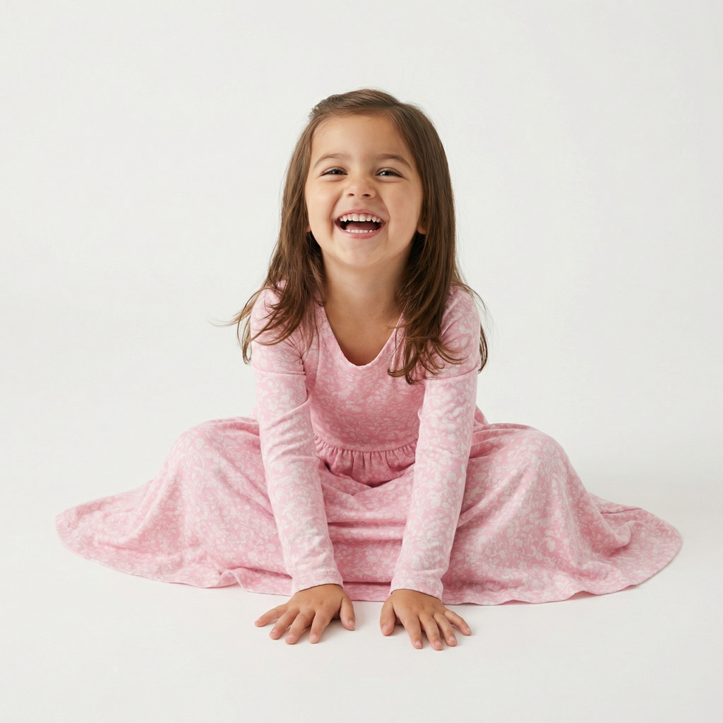 Editor loved Motette breathable pink and white floral toddler sleepwear for warm sleepers