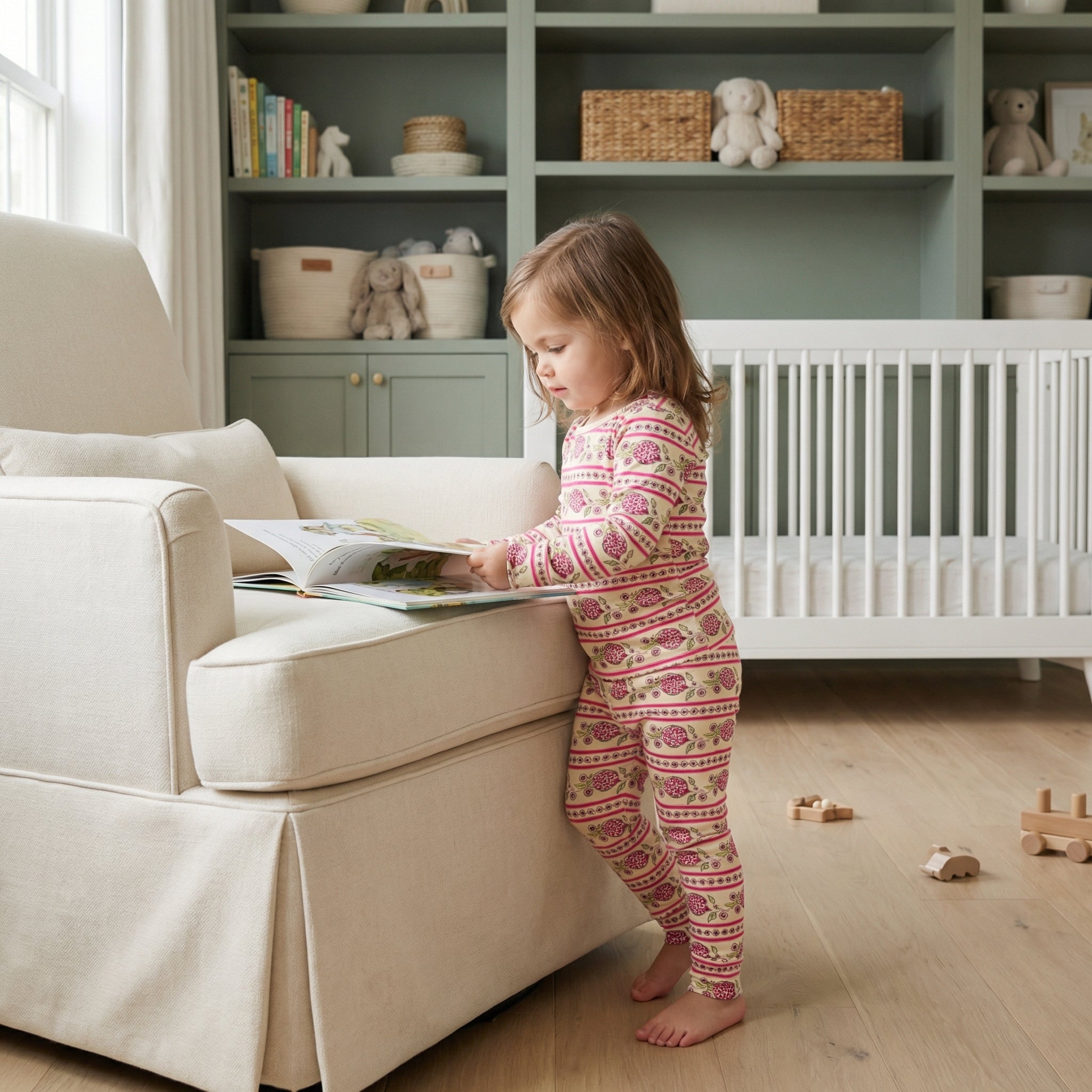 Most recommended pink floral toddler loungewear set for travel and overnight stays