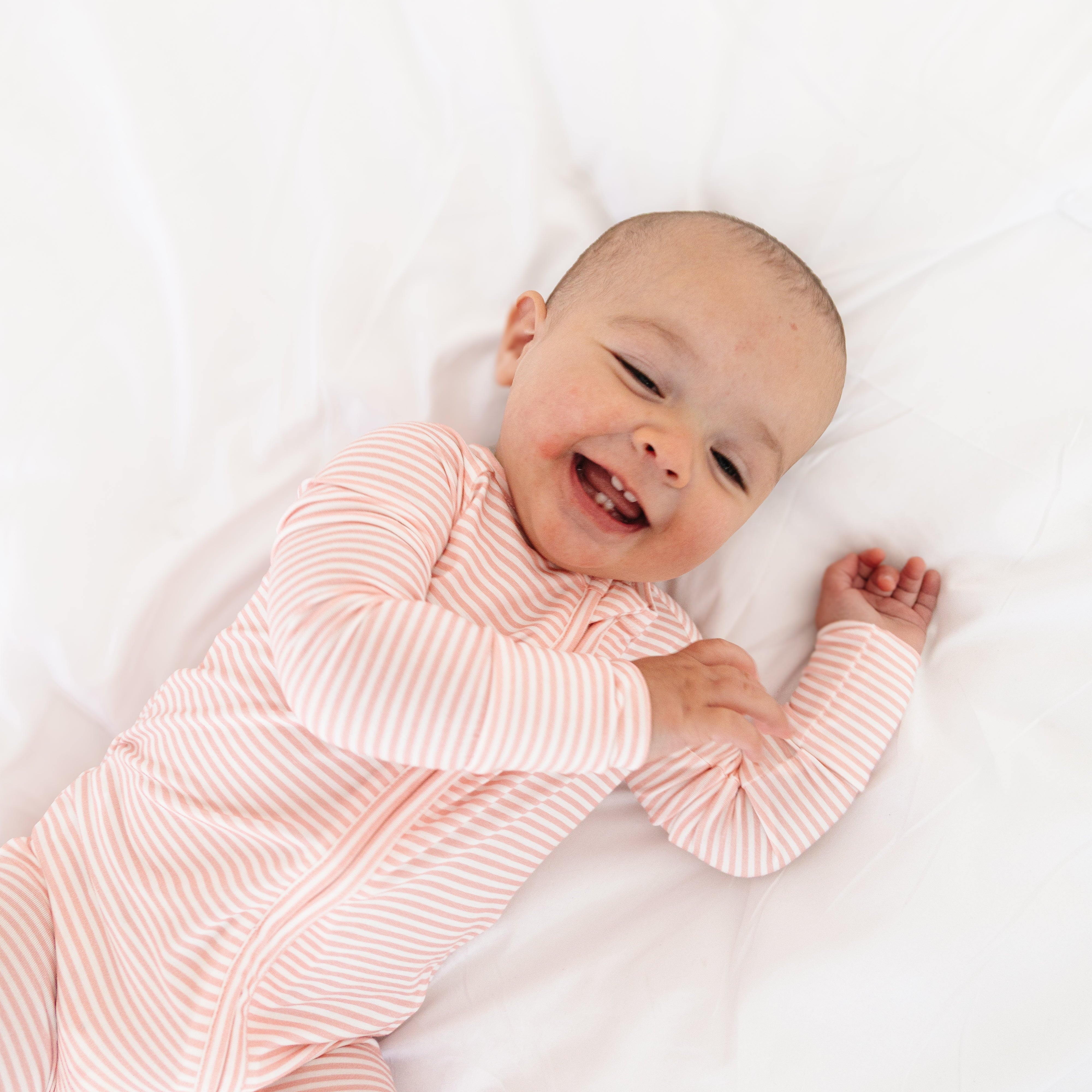 Peony Stripe Bamboo Sleeper