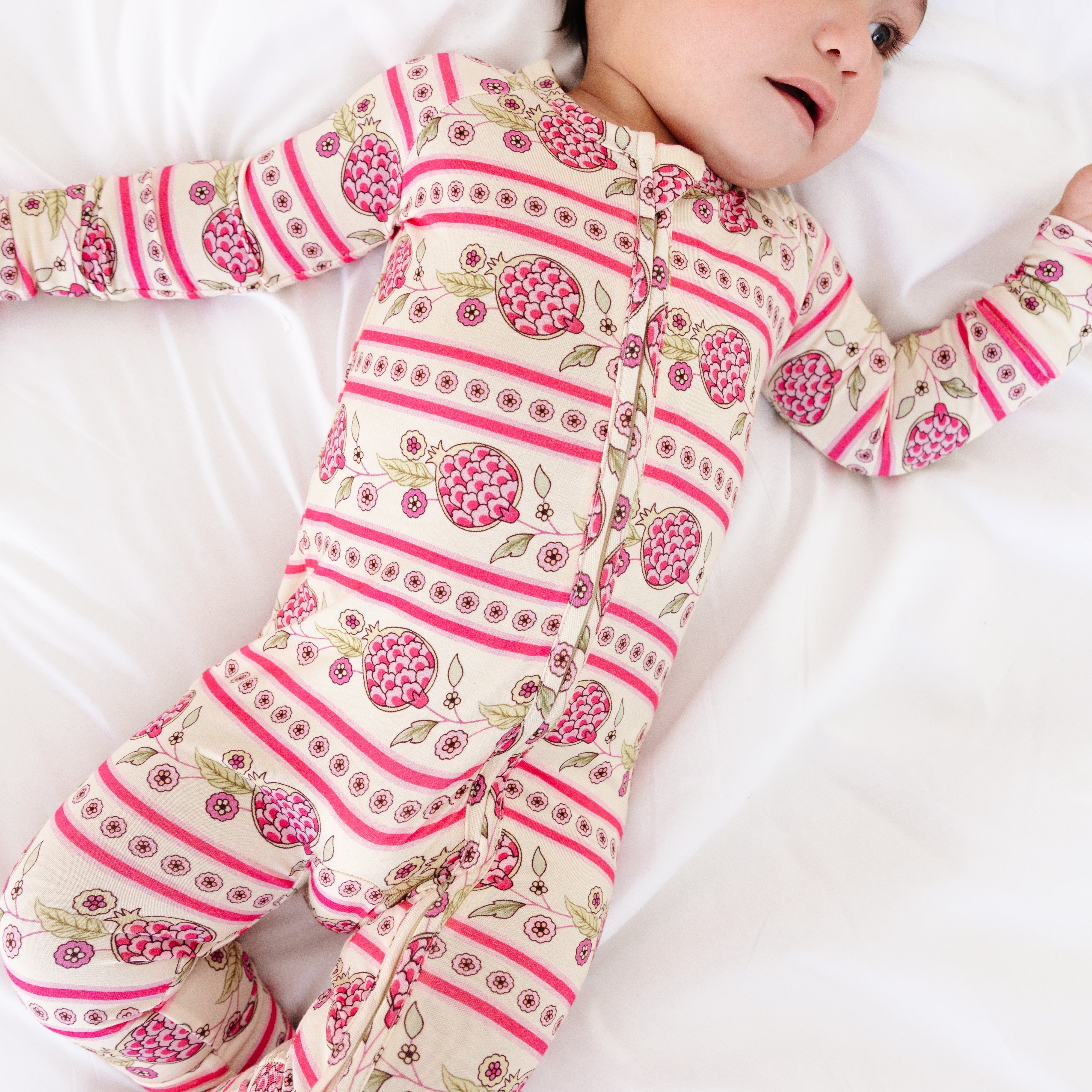Pomegranate Soiree Bamboo Sleeper