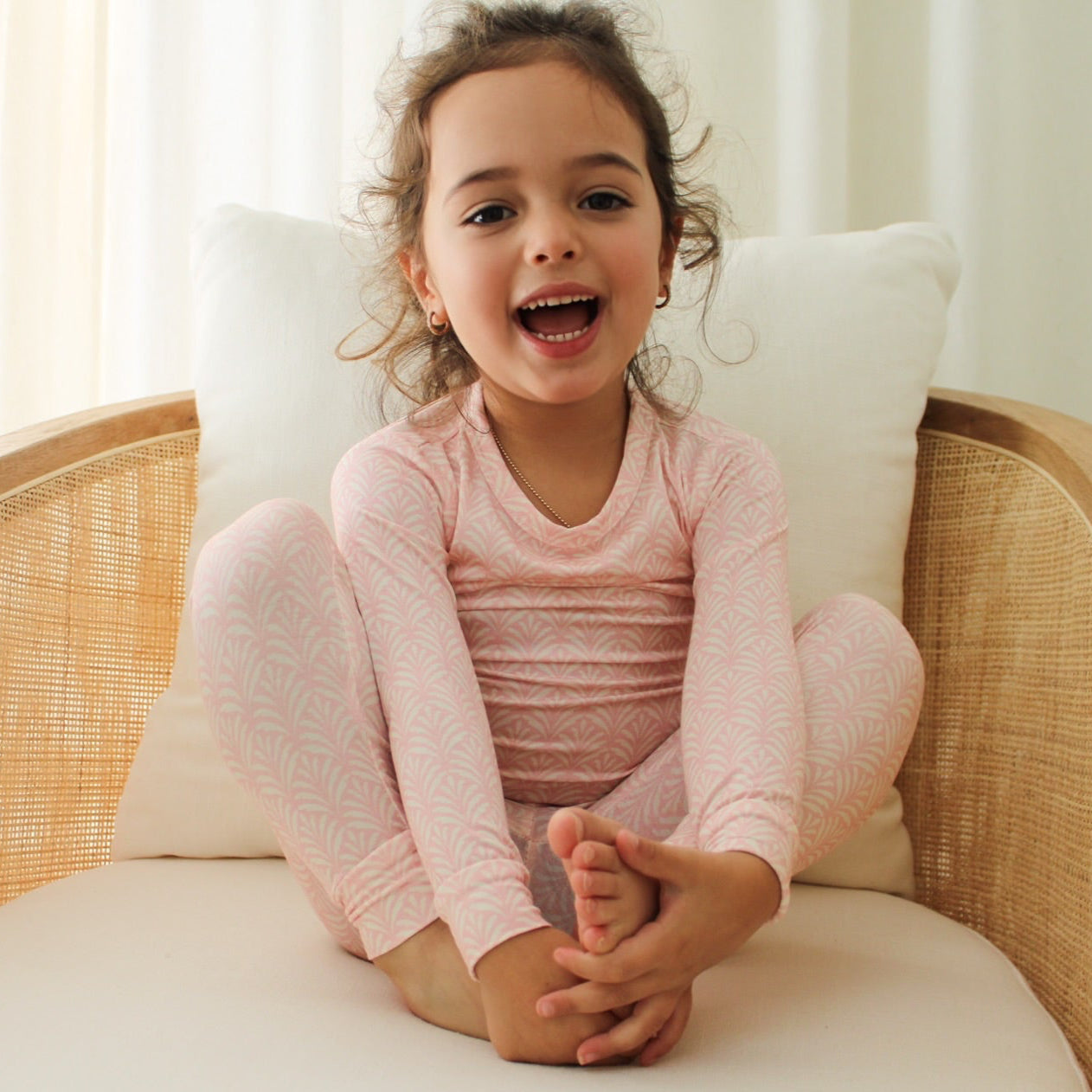 Pink Symphony Bamboo Toddler Pajama