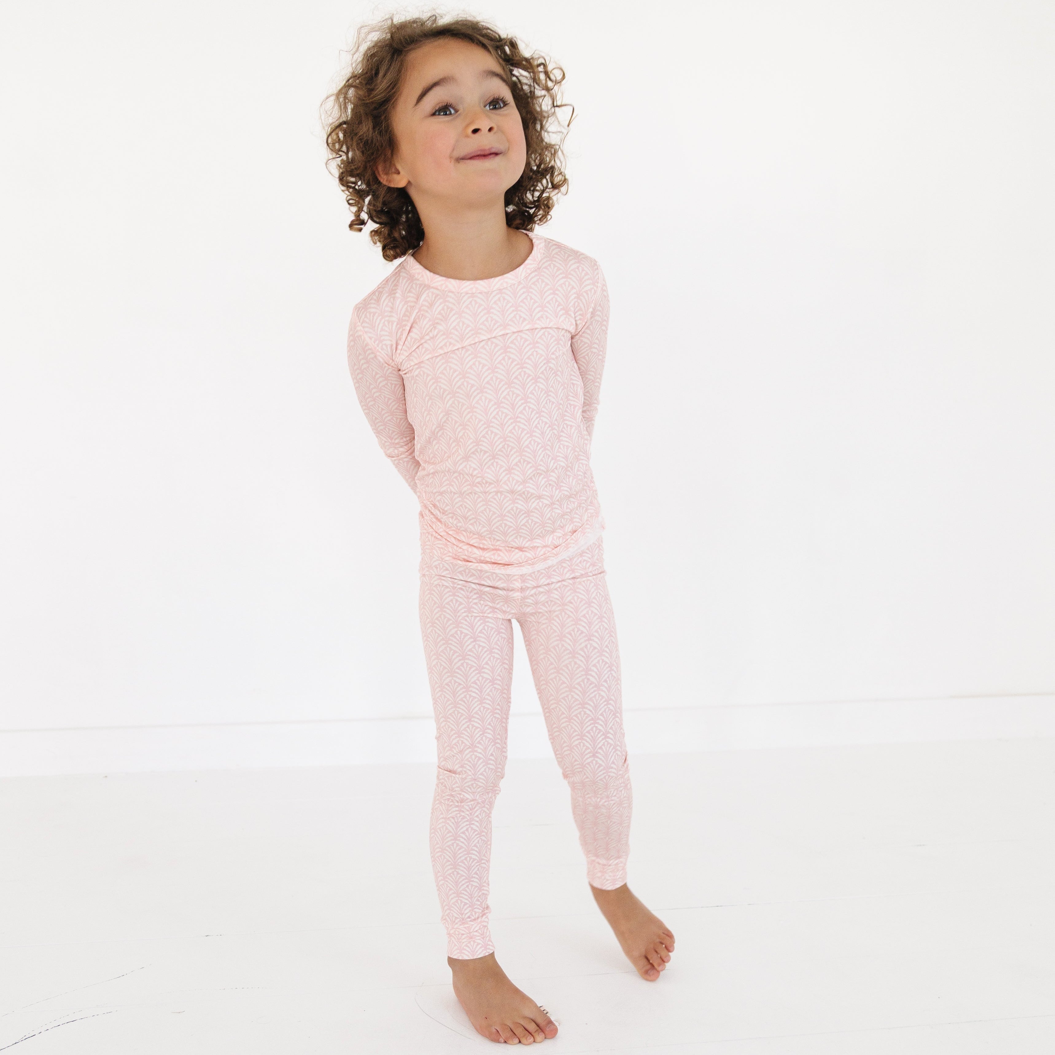 Pink Symphony Bamboo Toddler Pajama Set