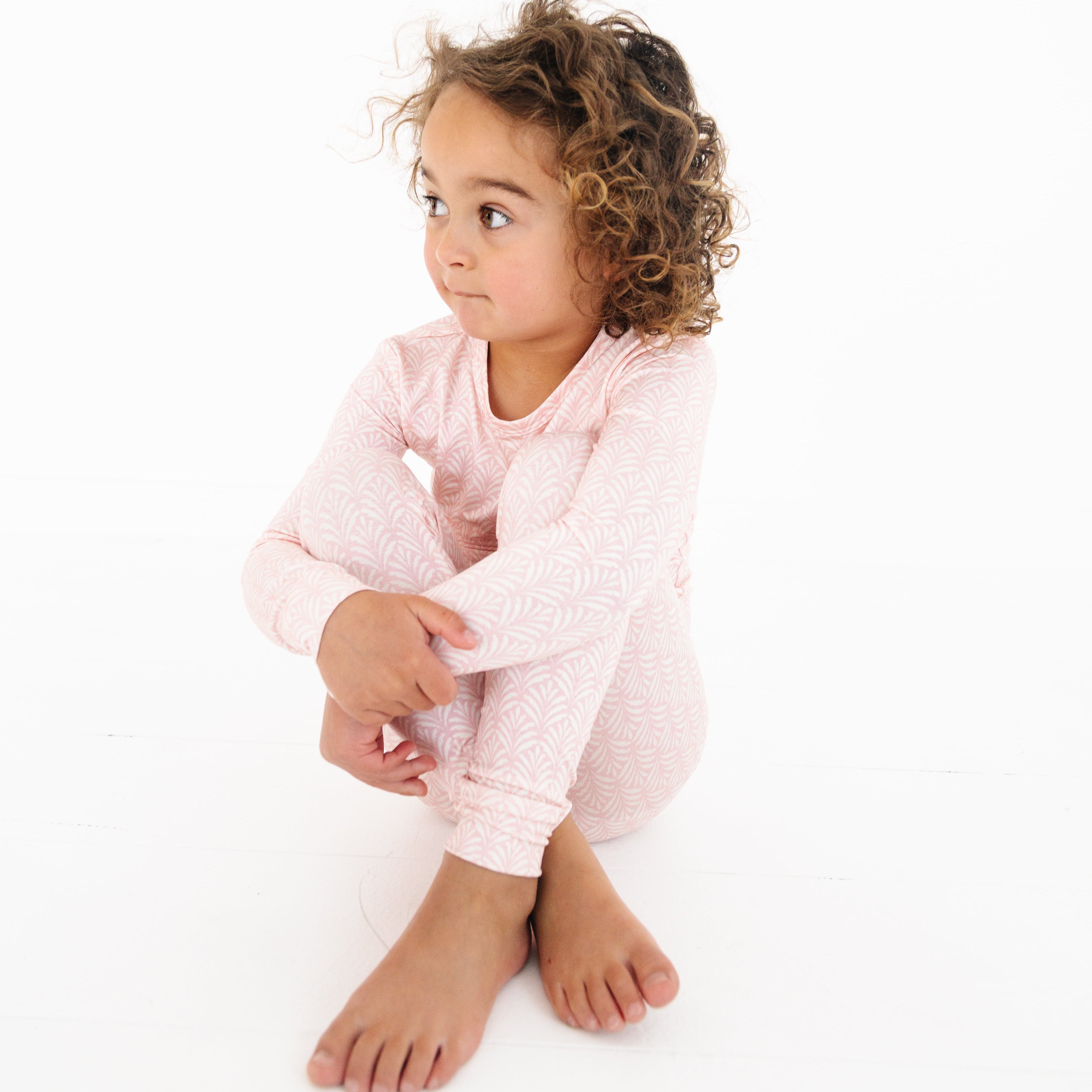 Pink Symphony Bamboo Toddler Pajama Set
