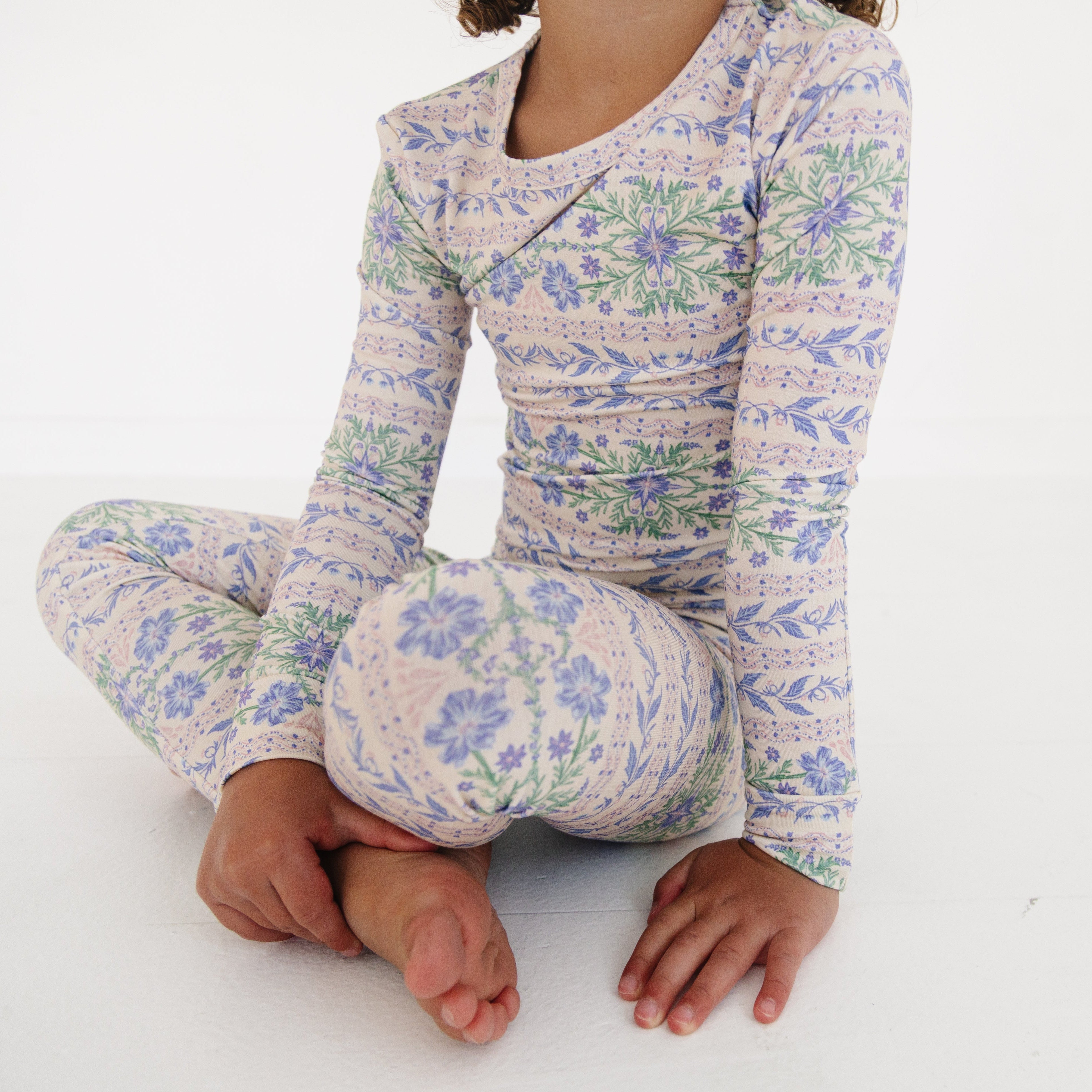 Spring Cascade Bamboo Toddler Pajama Set