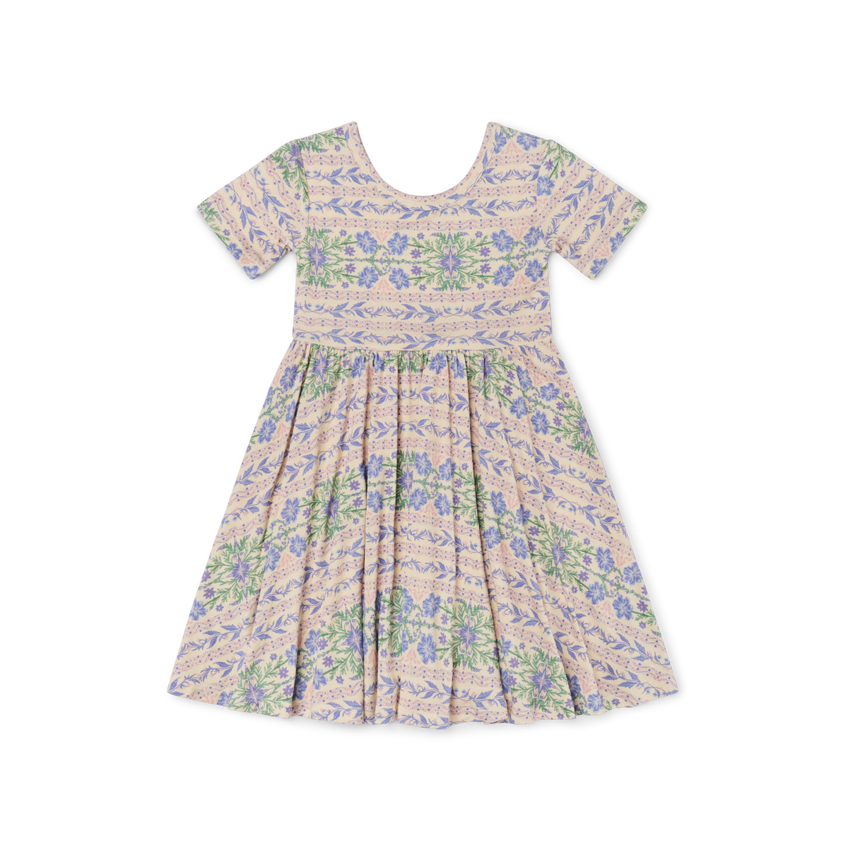 Bamboo Toddler Girl Dress | Spring Cascade