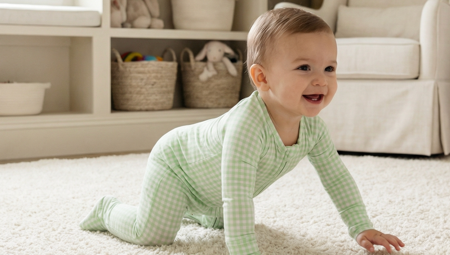 Pistachio Gingham