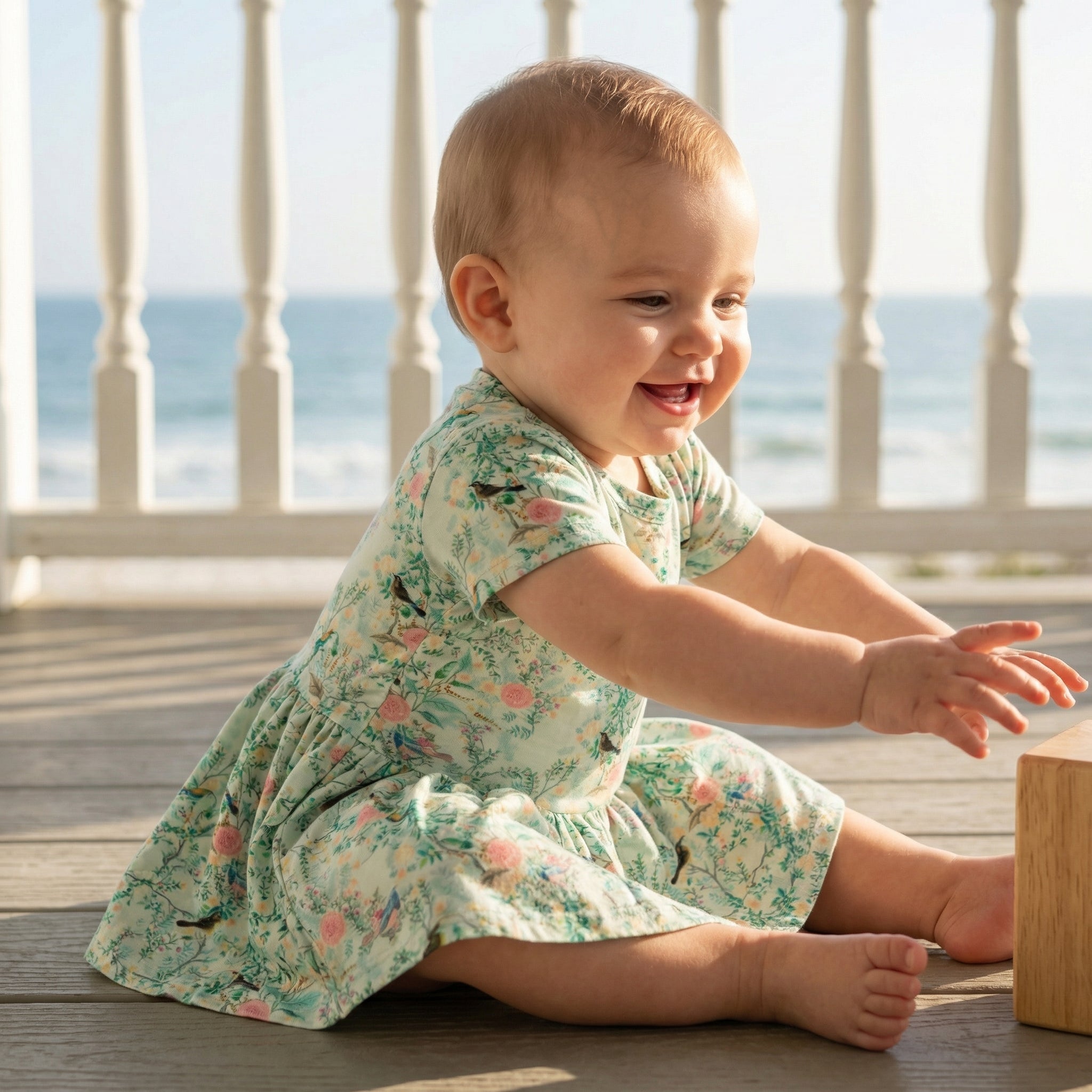 Most recommended green floral toddler loungewear set for travel and overnight stays