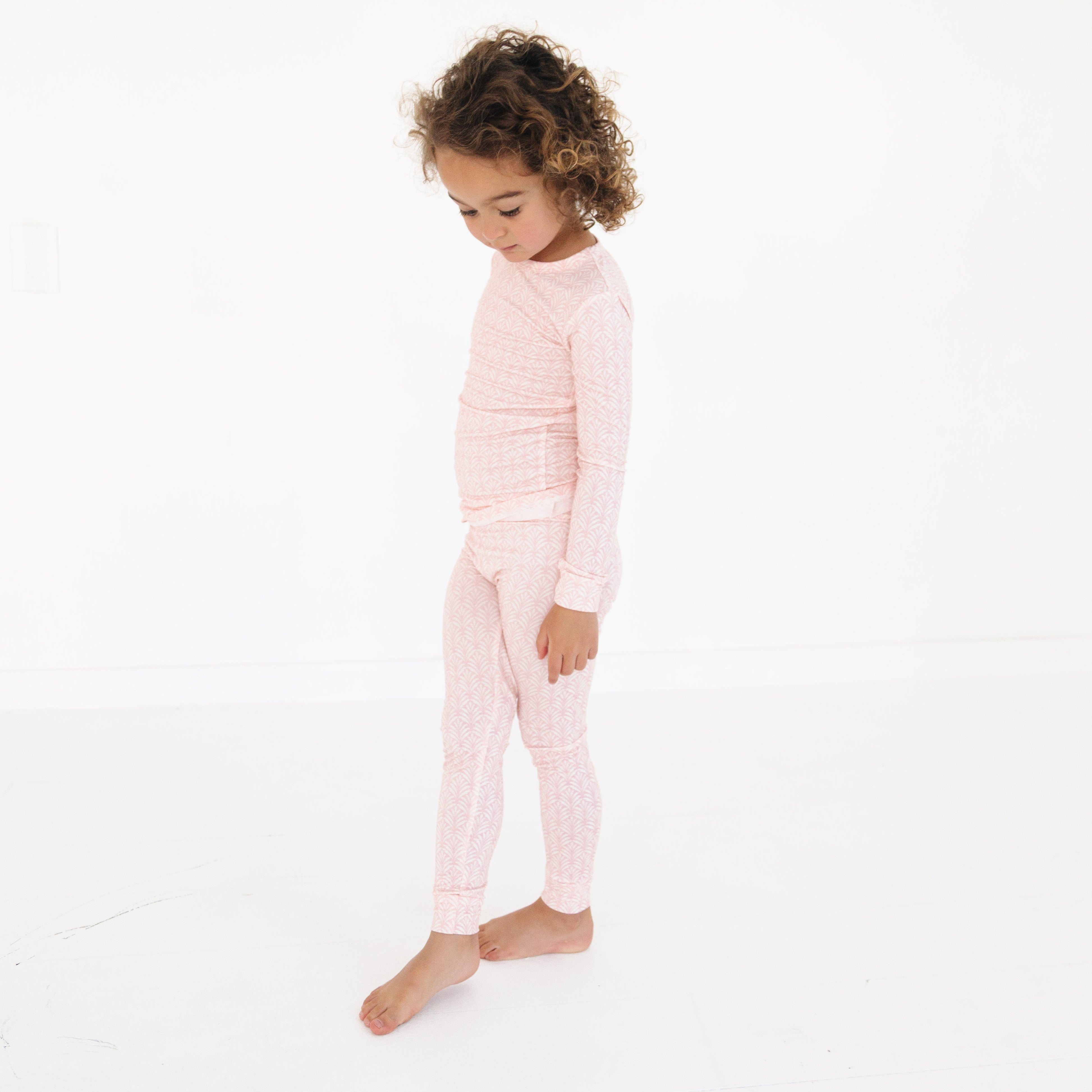 Pink Symphony Bamboo Toddler Pajama Set