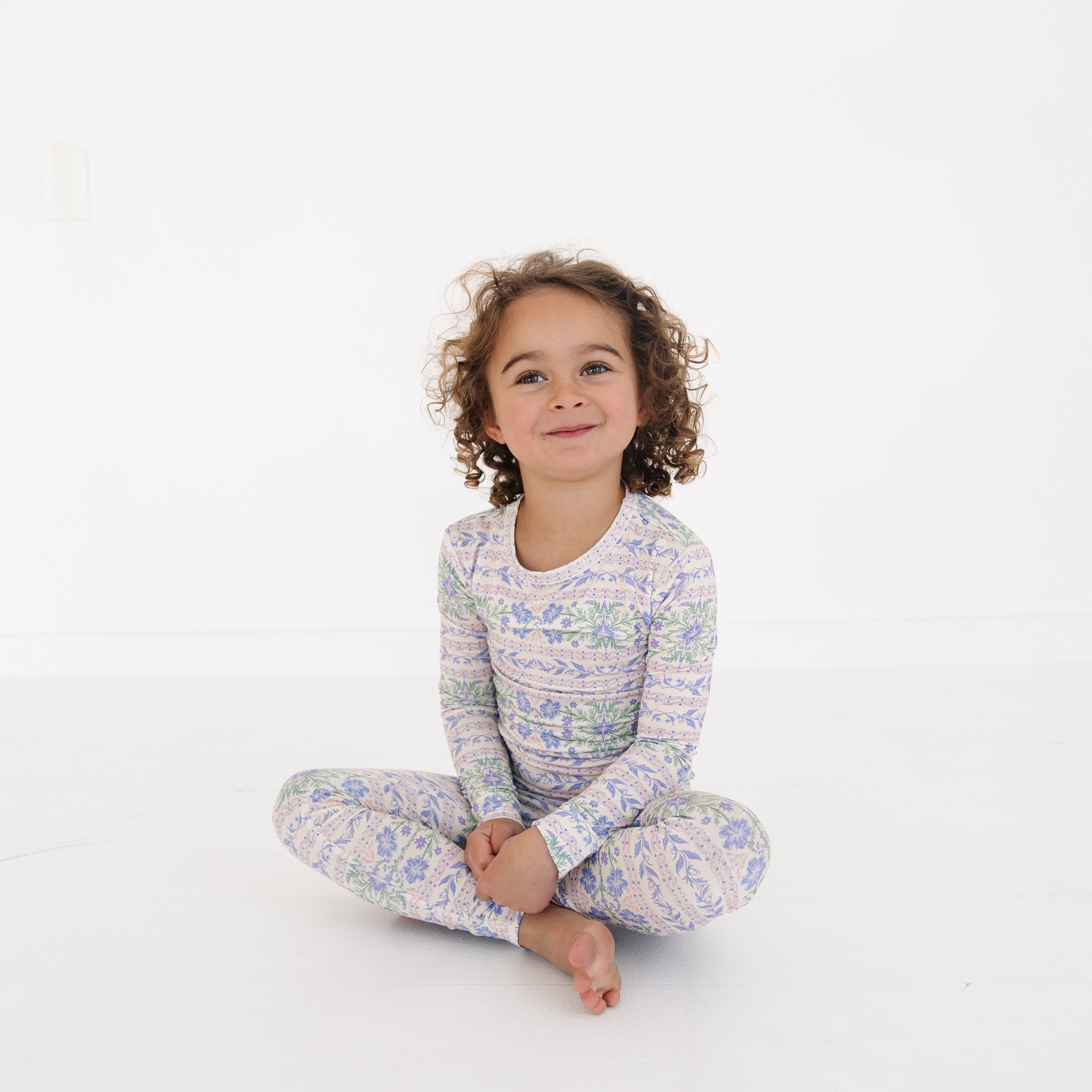 Spring Cascade Bamboo Toddler Pajama Set