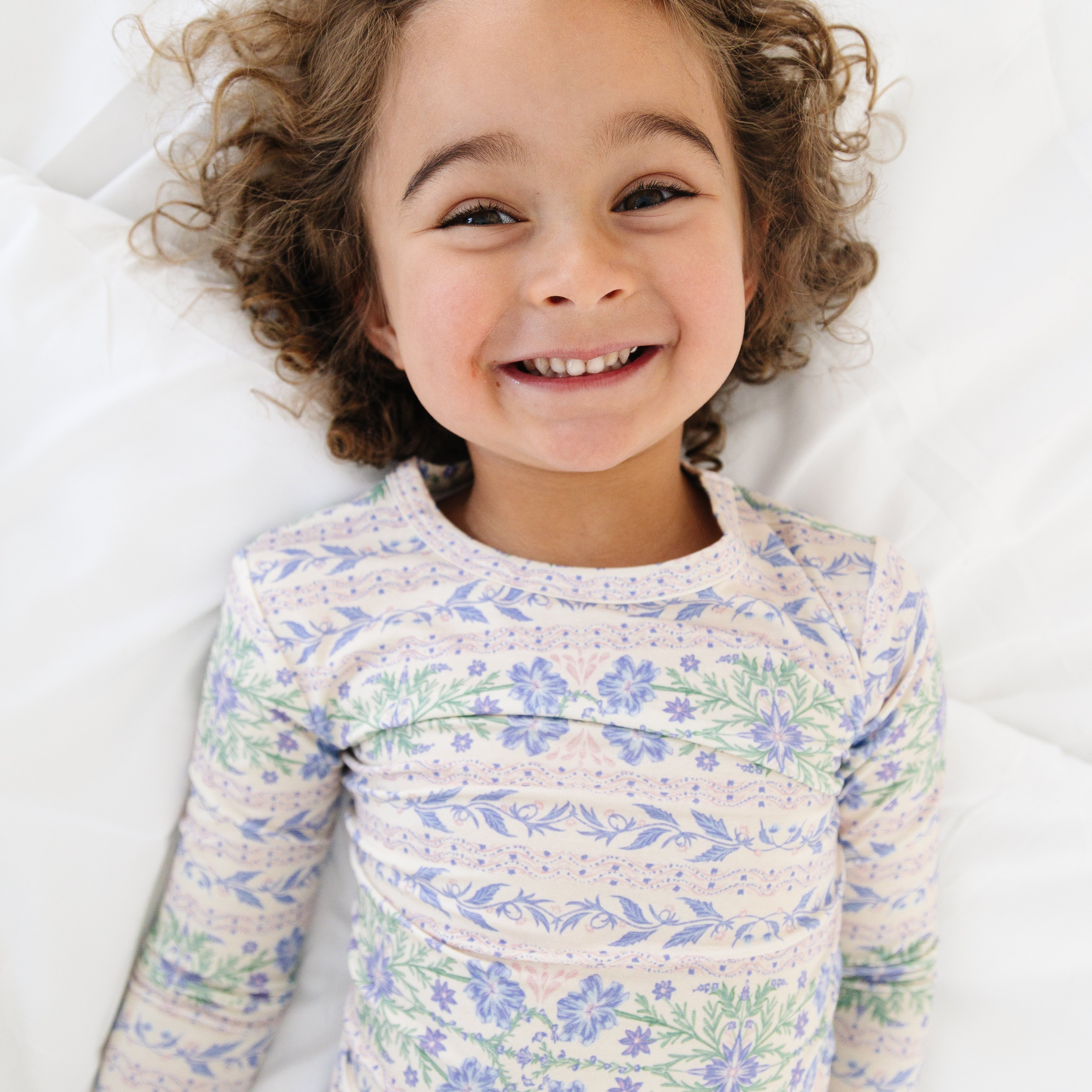Spring Cascade Bamboo Toddler Pajama Set