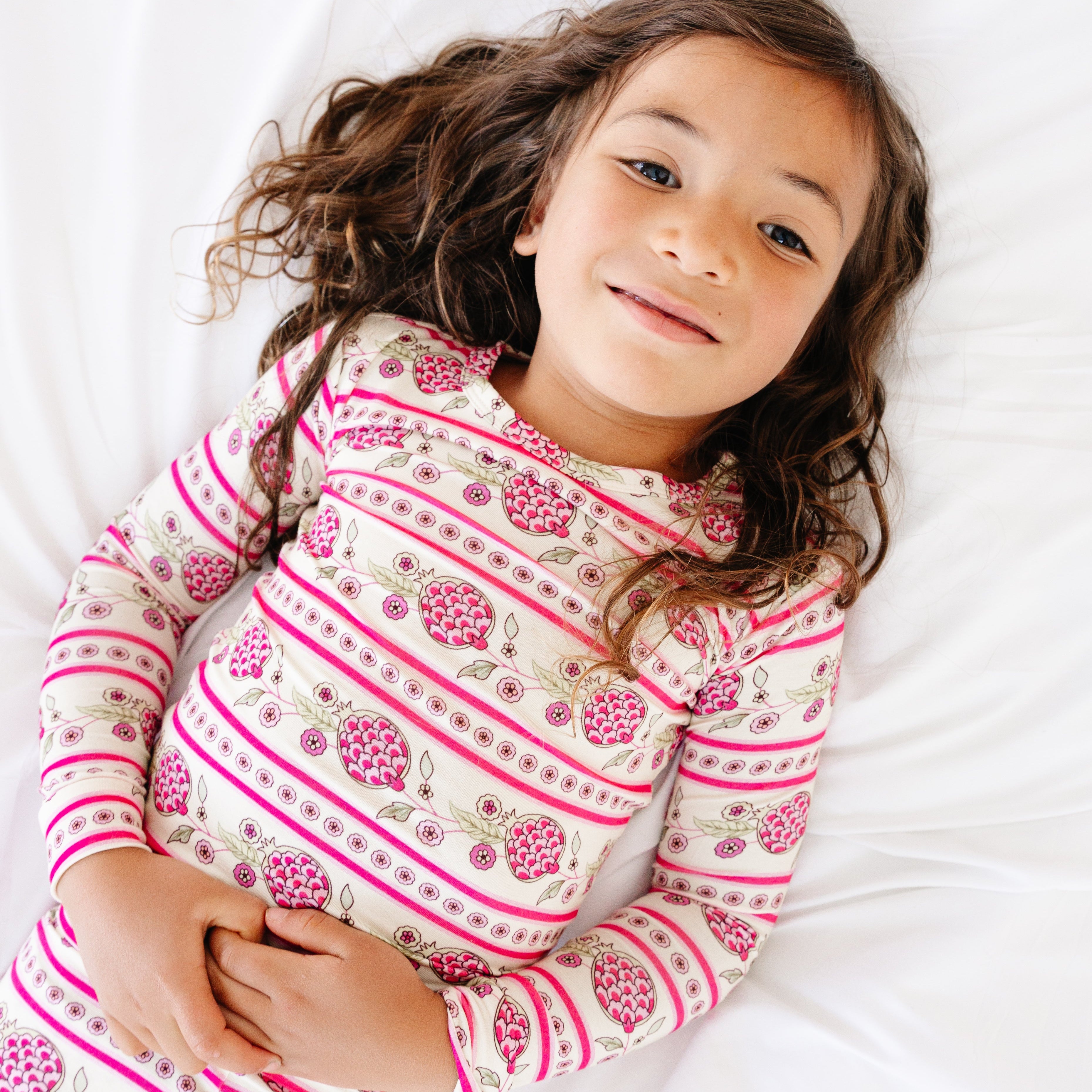 Pomegranate Soiree Bamboo Toddler Pajama