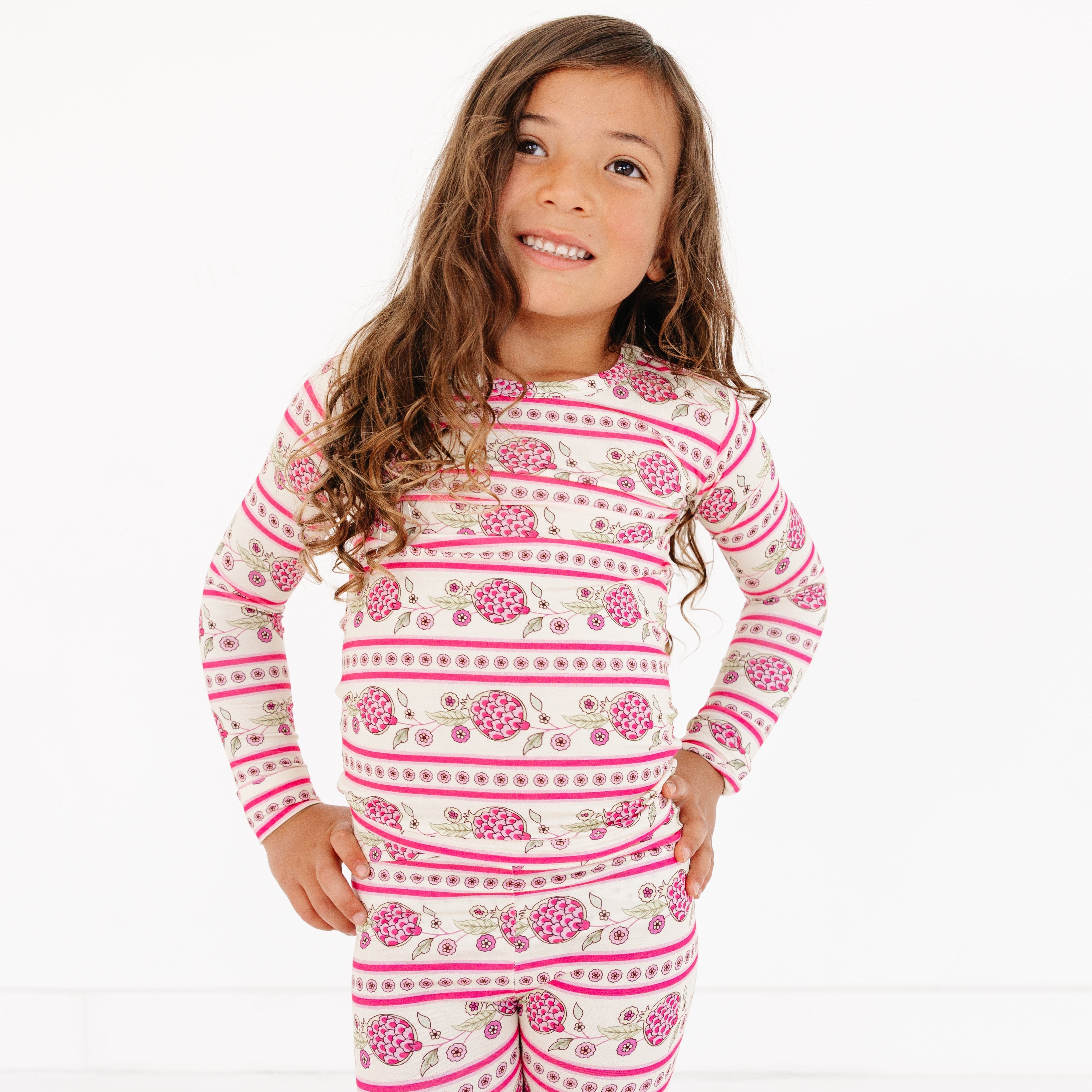 Pomegranate Soiree Bamboo Toddler Pajama
