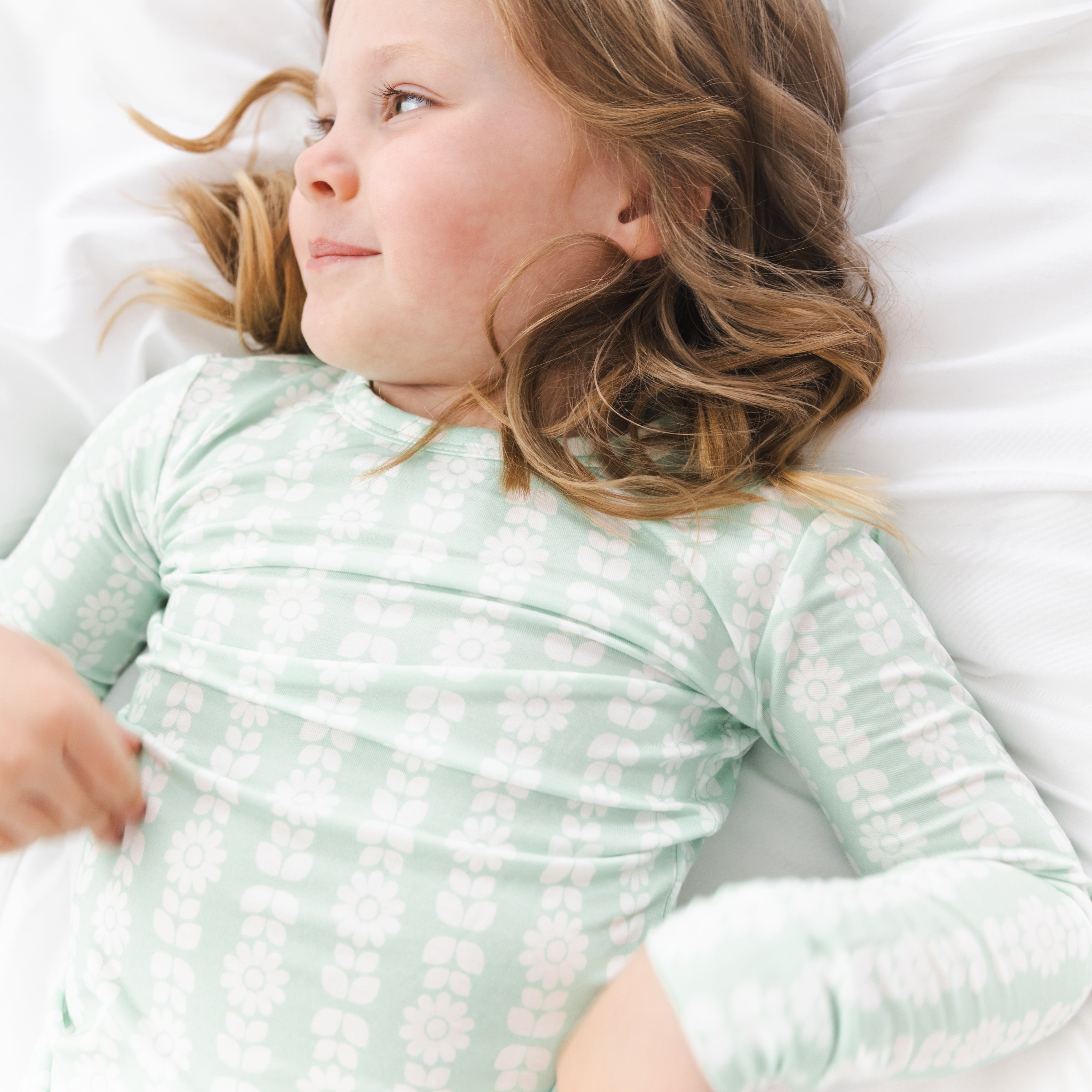 Mint Meadows Bamboo Toddler Pajama Set