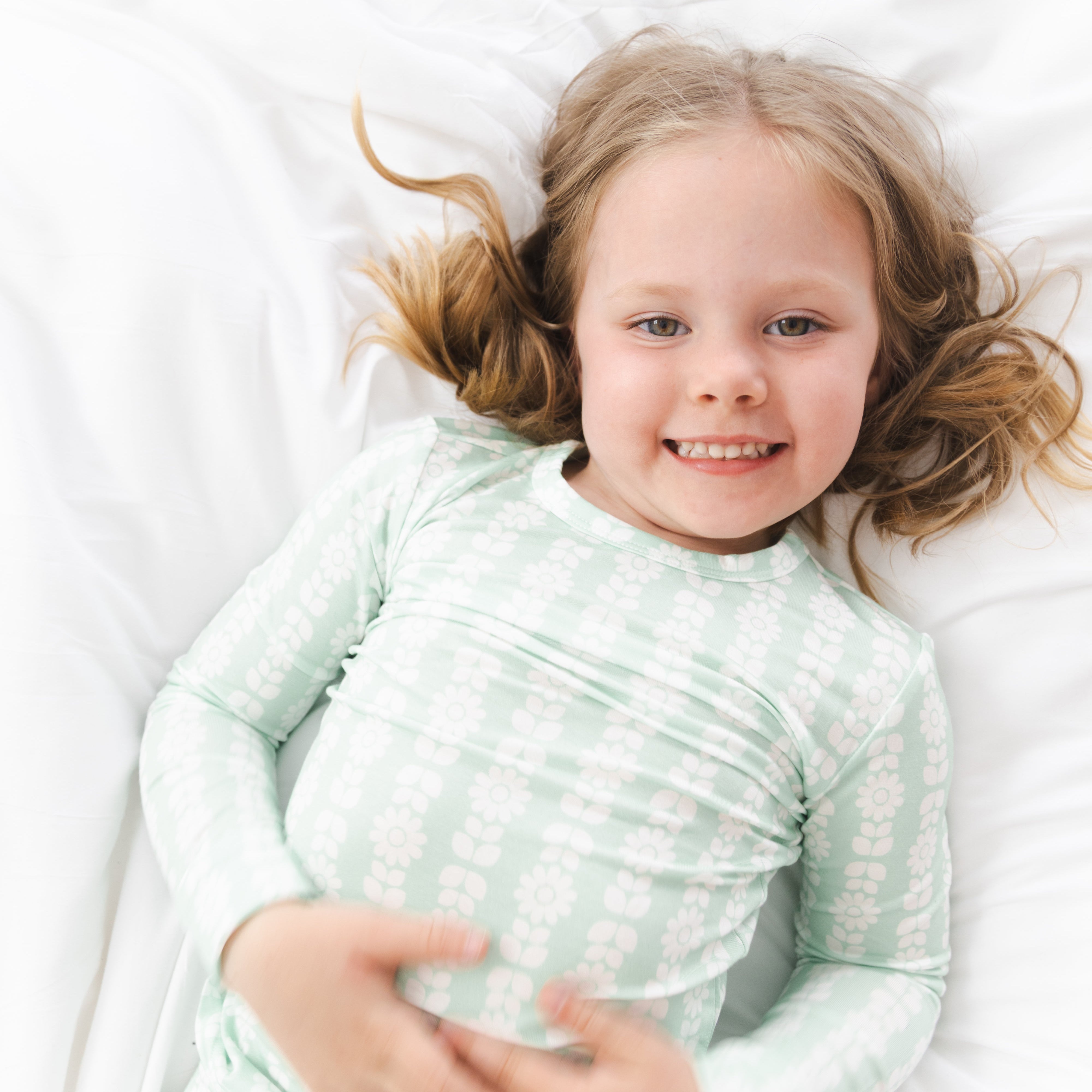 Mint Meadows Bamboo Toddler Pajama Set