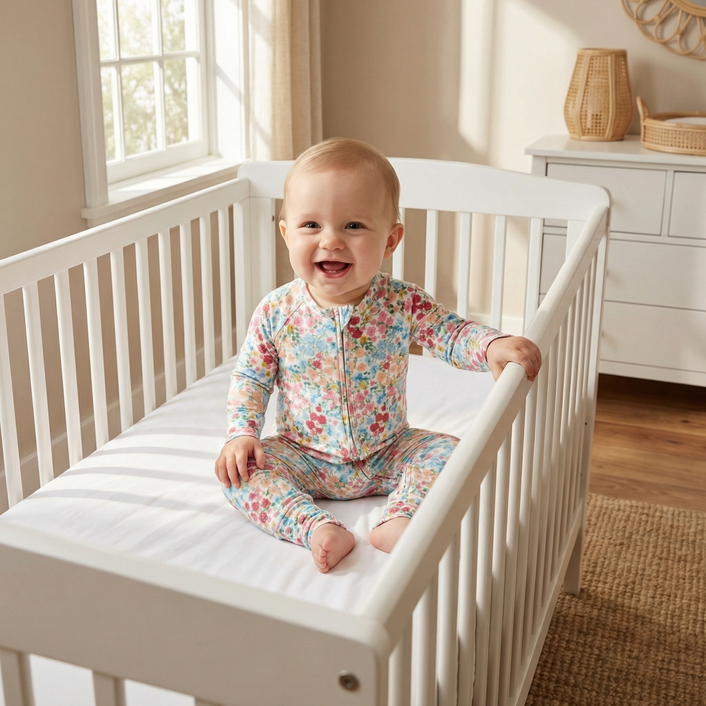 Best lightweight baby sleeper in floral for year round use recommended by modern parents