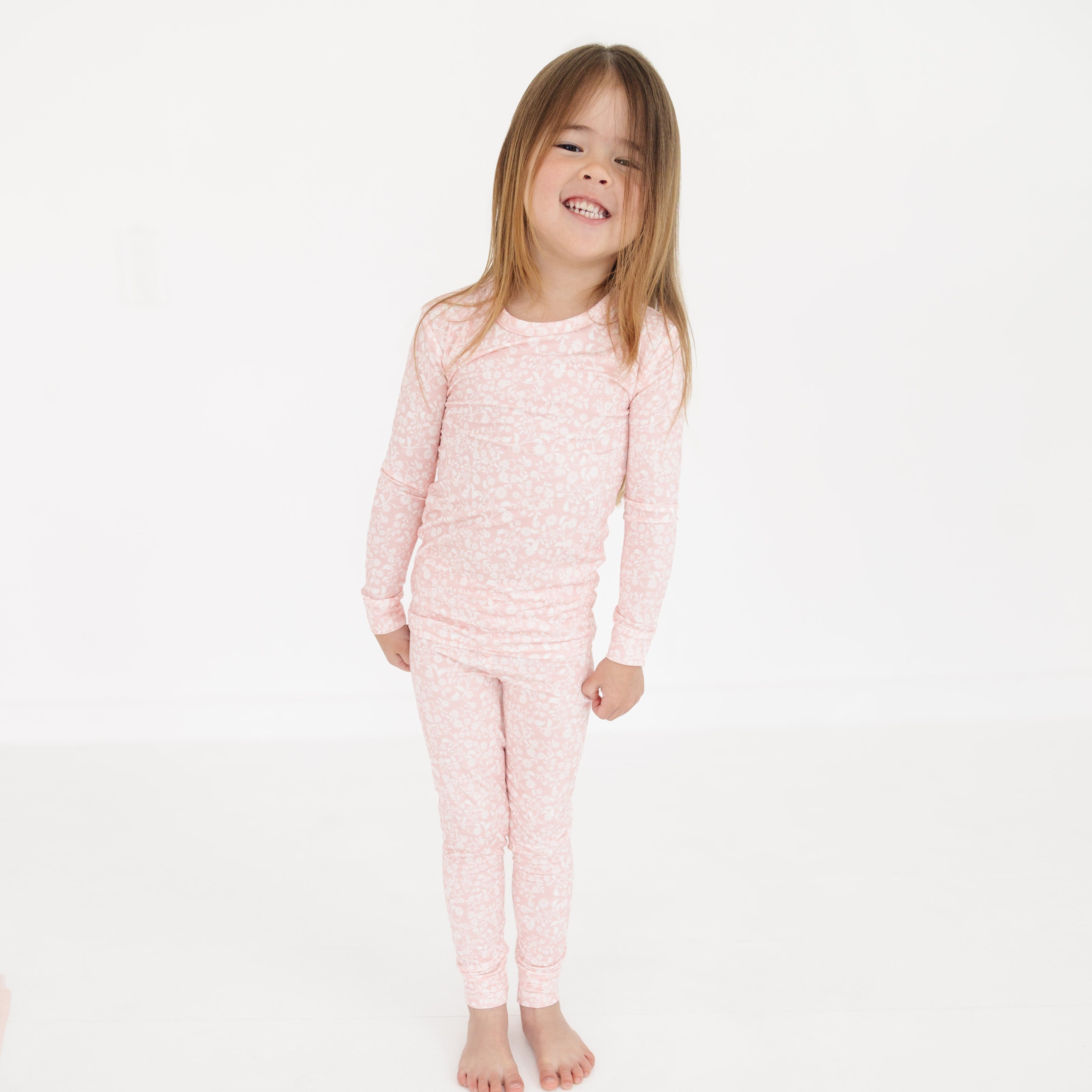 Petite Fleur Bamboo Toddler Pajama Set