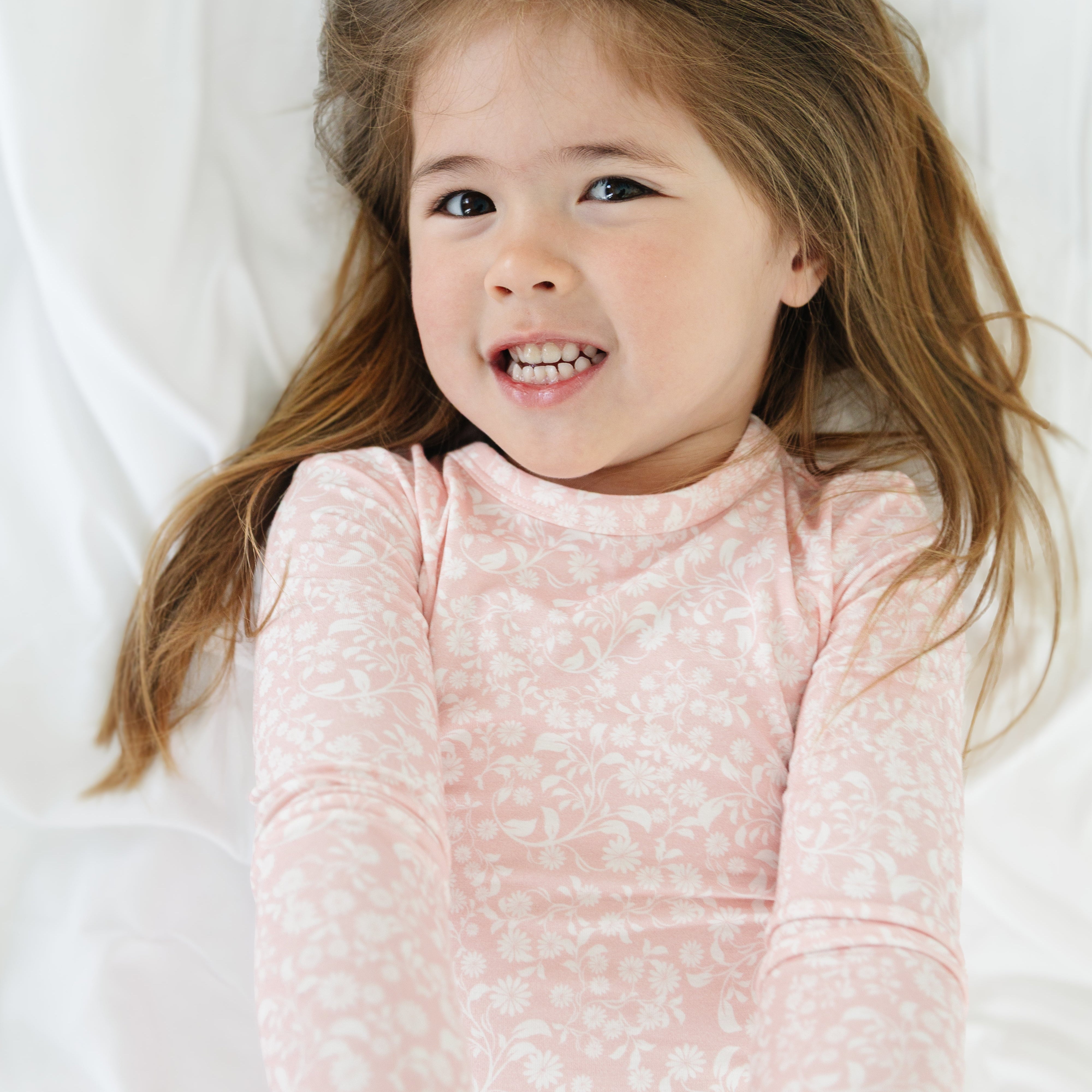Petite Fleur Bamboo Toddler Pajama Set